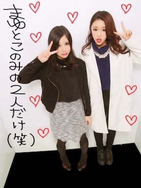 「RESEXXY（リゼクシー）のアイテム（ダウンジャケット/コート）」を使った、ゆゆちゃんさん（レディース・154cm）の冬コーディネート