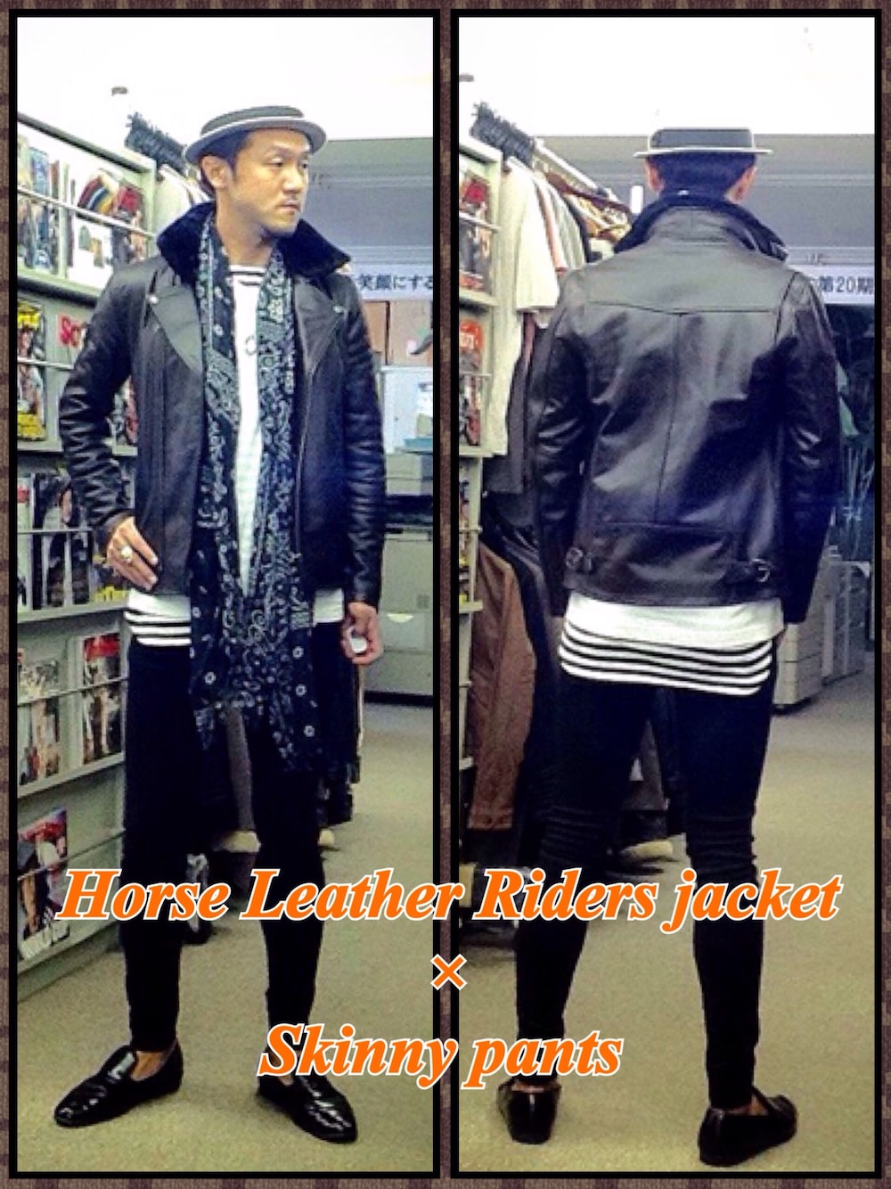 新品未使用 リューグーレザーズ レザージャケット 馬皮 本革 ホースハイド 希少 Liugoo Leathers 本革 ホースハイド シングルライダース