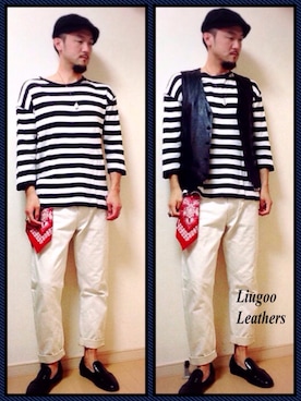 「Kustomstyle So.Cal（カスタムスタイル ソーキャル）のアイテム」を使った、YUSUKE.N【LIUGOO】さん（メンズ・175cm）の夏コーディネート