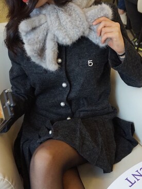 「머플러」｜아이킴さん（レディース・163cm）の秋コーディネート