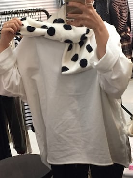 「머플러」｜아이킴さん（レディース・163cm）の冬コーディネート