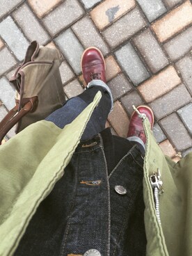 「M65」｜이선웅さん（メンズ・178cm）の冬コーディネート