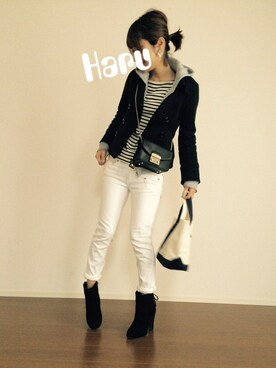 Haru☆さん（レディース・153cm）の冬コーディネート