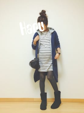 「DHOLIC（ディーホリック）のアイテム（アクセサリー）」を使った、Haru☆さん（レディース・153cm）の冬コーディネート