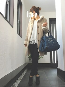 Haru☆さん（レディース・153cm）の冬コーディネート