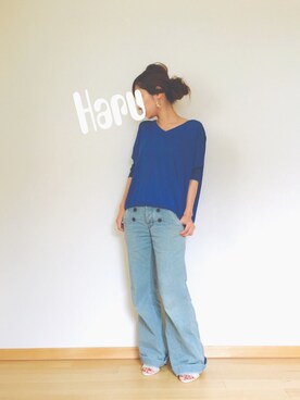 「RNA（アールエヌエー）のアイテム」を使った、Haru☆さん（レディース・153cm）の春コーディネート
