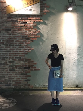 「スナイデル」｜「アイテム（その他）」を使った、Shiho☆彡さん（レディース・162cm）の夏コーディネート
