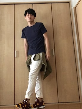 九州男児:0001号さん(メンズ・176cm)の夏コーディネート