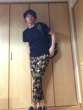 九州男児:0001号さん(メンズ・176cm)の春コーディネート