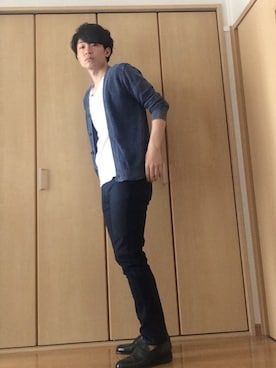 「SHIPS JET BLUE（シップスジェットブルー）のアイテム（その他シューズ）」を使った、九州男児：0001号さん（メンズ・176cm）の春コーディネート