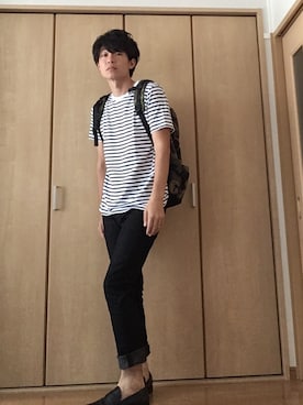 「SHIPS JET BLUE（シップスジェットブルー）のアイテム（その他シューズ）」を使った、九州男児：0001号さん（メンズ・176cm）の夏コーディネート