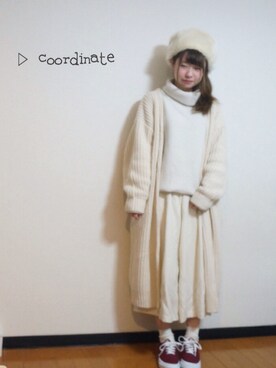 「Crisp」｜m a n a  さん（レディース・152cm）の冬コーディネート