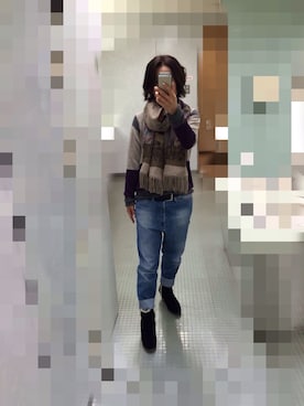 「カシミヤ」｜kasumiさん（レディース・152cm）の冬コーディネート