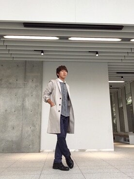 「GOSTAR DE FUGA（ゴスタール ジフーガ）のアイテム（カバーオール）」を使った、Saito.Mさん（メンズ・165cm）の秋コーディネート