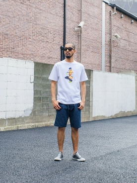 「Back Channel（バックチャンネル）のアイテム」を使った、Back Channel®︎さん（メンズ・176cm）の春コーディネート