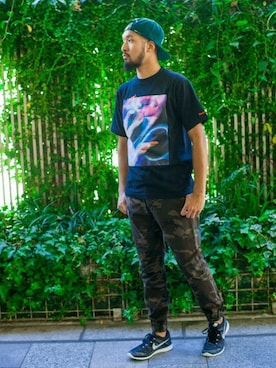 「Back Channel（バックチャンネル）のアイテム」を使った、Back Channel®︎さん（メンズ・177cm）の夏コーディネート