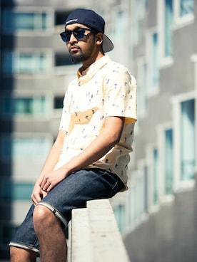 「Back Channel（バックチャンネル）のアイテム」を使った、Back Channel®︎さん（メンズ・176cm）の春コーディネート