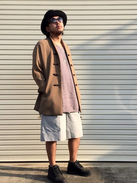 「COMESANDGOES」｜「アイテム（アクセサリー）」を使った、逆襲のハルプーさん（メンズ・176cm）の秋コーディネート