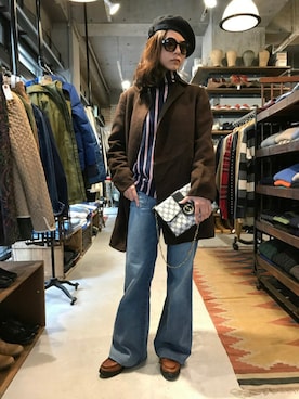 「JIL SANDER（ジルサンダー）のアイテム（その他アウター）」を使った、逆襲のハルプーさん（レディース・156cm）の秋コーディネート
