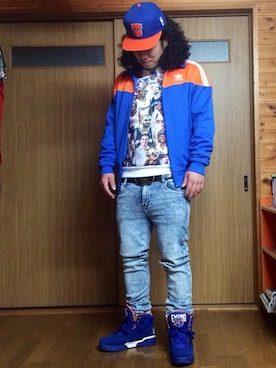 「cheap monday」｜「アイテム（ブルゾン）」を使った、Yuuuukimenさん（メンズ・168cm）の冬コーディネート