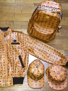 「MCM（エムシーエム）のアイテム（ブルゾン）」を使った、Yuuuukimenさん（メンズ・168cm）の冬コーディネート