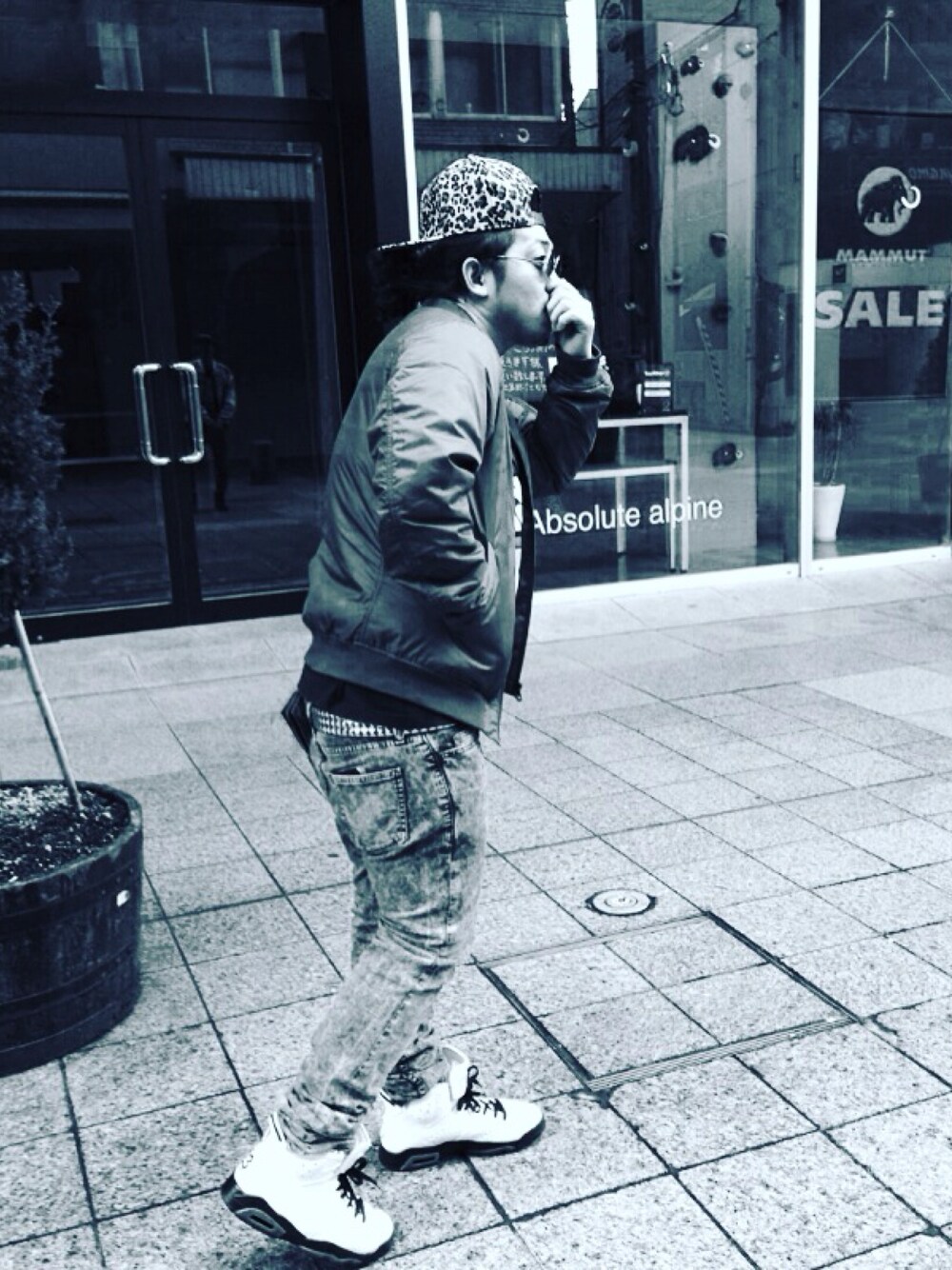 「MA-1、ケミカルウォッシュ、Jordan、RUN DMC、秋のコーデ、金沢、富山」｜「LAST KINGSのアイテム（キャップ、その他）」を使った、Yuuuukimenさん（メンズ・168cm）の秋コーディネートの1枚目の写真