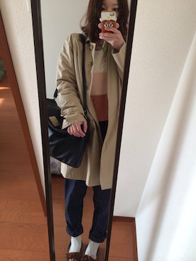 「Kastane」｜「アイテム（モカシン/デッキシューズ）」を使った、maboさん（レディース・156cm）の春コーディネート