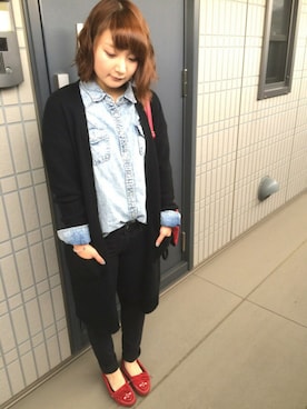 「チラ見せ部」｜maboさん（レディース・156cm）の春コーディネート