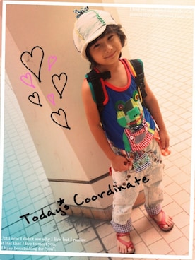 miyatti♡さん（キッズ・120cm）の夏コーディネート