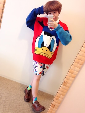 「JOYRICH」｜「アイテム（その他シューズ）」を使った、れいんさん（レディース・157cm）の秋コーディネート