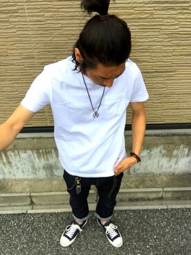 「定番」｜「アイテム（その他）」を使った、⚔samurai⚔さん（メンズ・175cm）の夏コーディネート