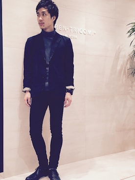 「URBAN RESEARCH ROSSO WOMEN（アーバンリサーチ　ロッソ）のアイテム（その他アウター）」を使った、Shoji Yorigamiさん（メンズ・165cm）の春コーディネート