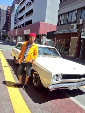 「RANCOURT（ランコート）のアイテム」を使った、DAIKI SHIMADAさん（メンズ・173cm）の春コーディネート