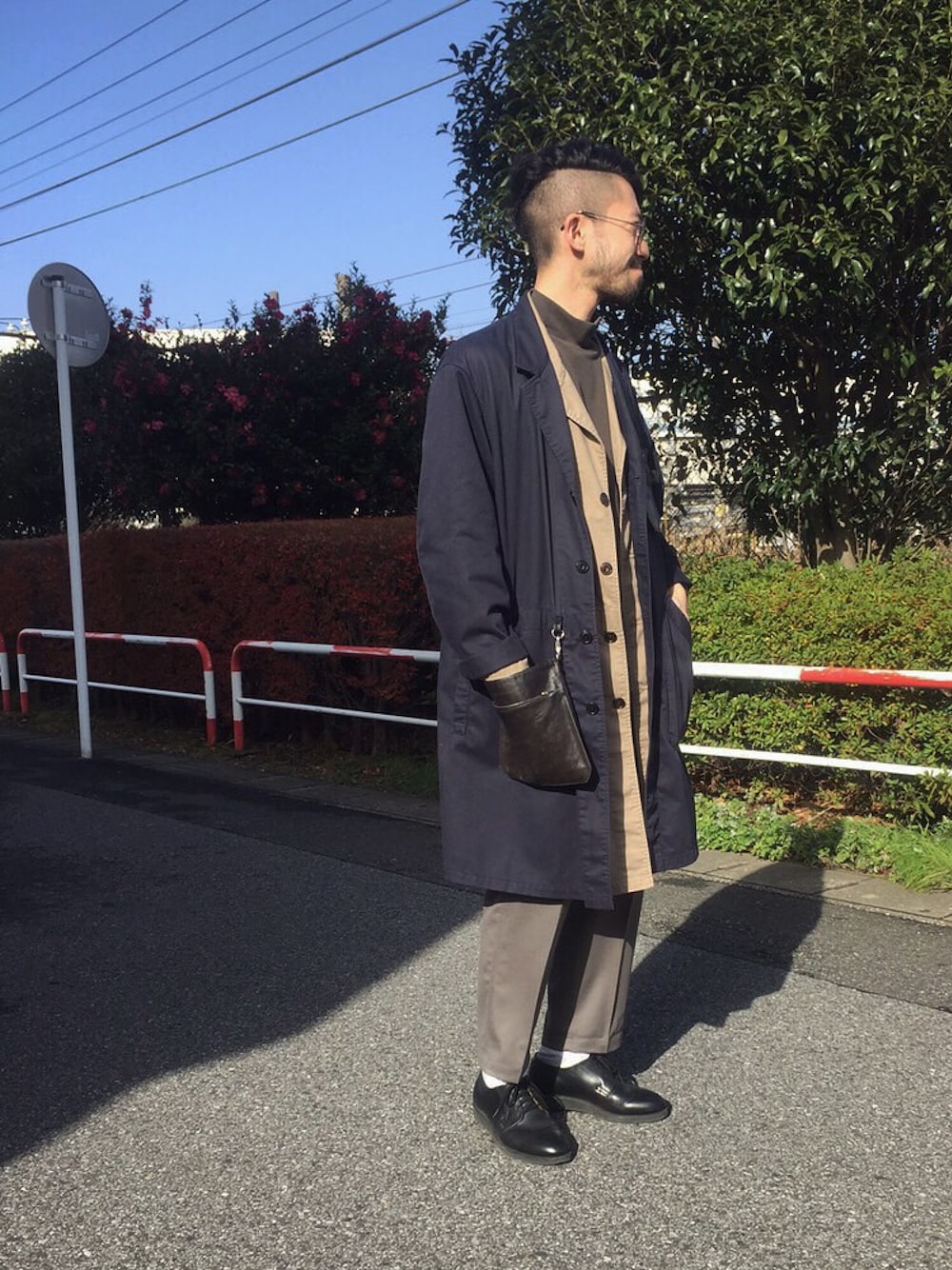 UNCERTAIN（大森南朋＆CHOP） NEW SHOP COATを使ったメンズ人気