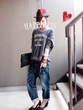 「アイテム（ピアス（両耳用））」を使った、まゆみんさん（レディース・153cm・20代）の秋コーディネート