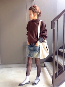 まゆみんさん（レディース・153cm）の冬コーディネート