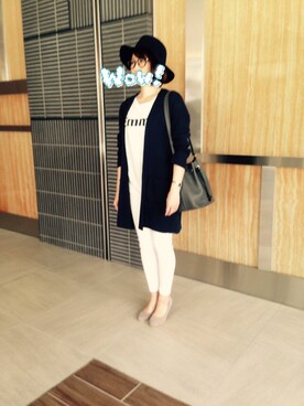 「ハットコーデ」｜菊池商店さん（レディース・154cm）の春コーディネート