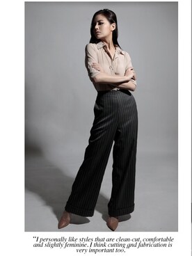 「wearsg」｜Cheryl Weeさん（レディース・165cm）の冬コーディネート
