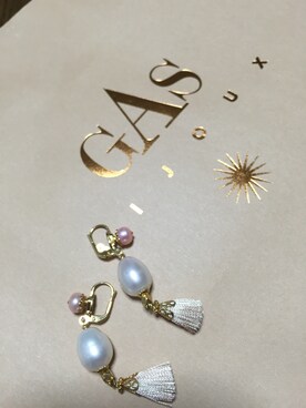 「GAS（ガス）のアイテム（アクセサリー）」を使った、shiさん（レディース・159cm）の夏コーディネート