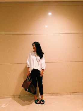 「S MAXMARA（エスマックスマーラ）のアイテム」を使った、_L-yee_さん（レディース・167cm）の夏コーディネート