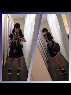 「アクティブ」｜「アイテム（ワンピース）」を使った、σnさん（レディース・162cm）の夏コーディネート