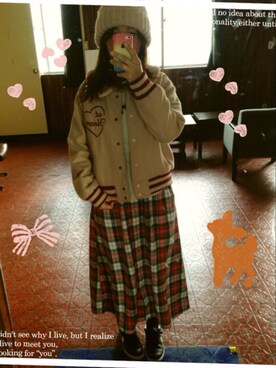 「F i.n.t（フィント）のアイテム（その他アウター）」を使った、aki＊さん（レディース・158cm）の秋コーディネート