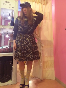 「ロックT」｜asamiさん（レディース・167cm）の春コーディネート