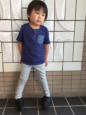 KENHAYARIHITO♡KARINさん（キッズ・90cm）の春コーディネート