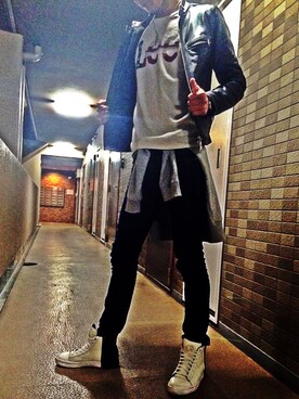 TAKUさん（メンズ・180cm）の春コーディネート