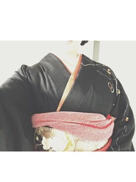 「お宮参り」｜「アイテム（その他）」を使った、MAYOさん（レディース・156cm）の秋コーディネート
