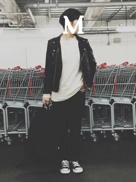 MAYOさん（メンズ・156cm）の冬コーディネート