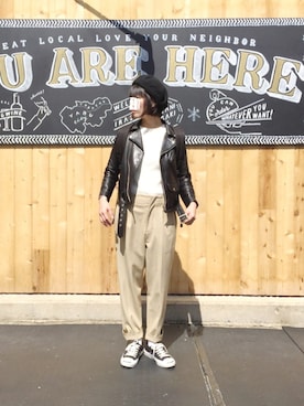 「CONVERSE（コンバース）のCONVERSE コンバース ジャック パーセル / JACK PURCEL（スニーカー）」を使った、MAYOさん（レディース・156cm）の春コーディネート