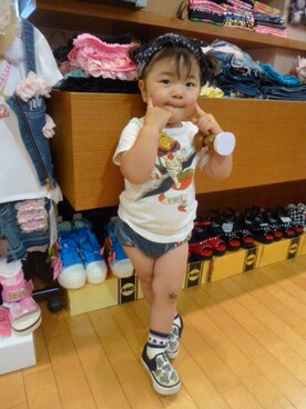 kureaさん（キッズ・90cm）の夏コーディネート