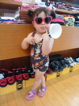 kureaさん（キッズ・90cm）の夏コーディネート